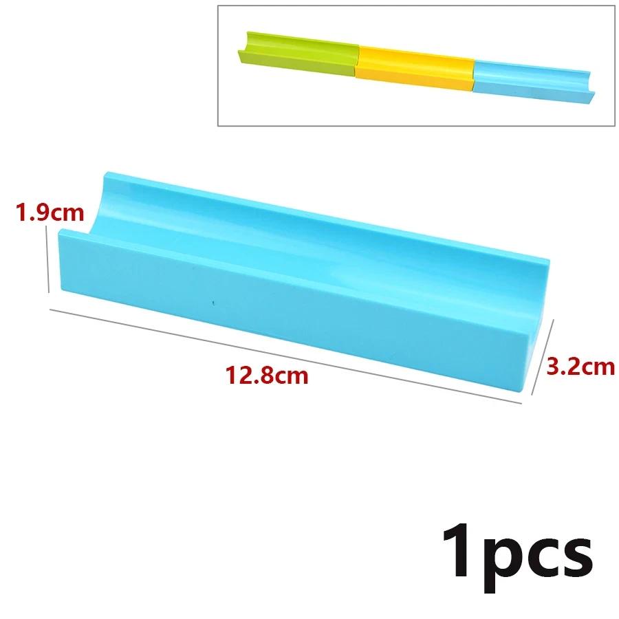 Big Size Building Block Maze Funnel Balls Parts Marble Race Run Track Slide Ladder Large Bricks Compatible Assemble Duploes Toys