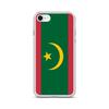 Coque Pour iPhone - PIXELFORMA - iPhone 7 - Drapeau De La Mauritanie - Silicone Souple - Design Léger