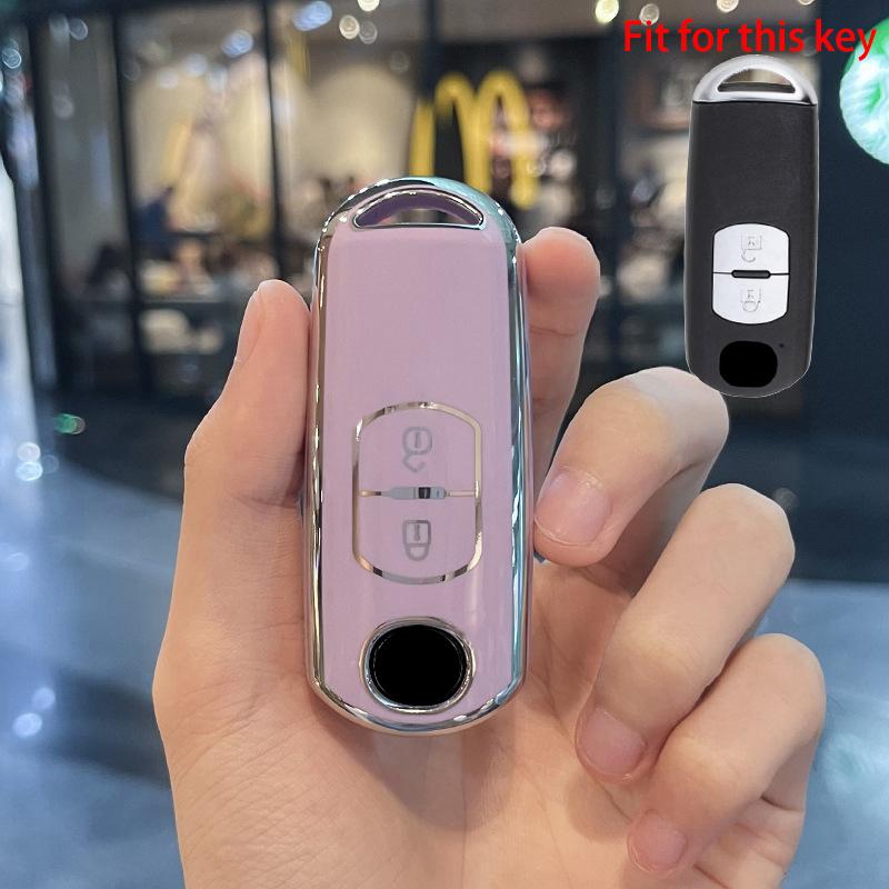 Новый чехол для ключей из ТПУ с 2 3 4 кнопками для Mazda 2 3 6 Atenza Axela Demio CX-5 CX5 CX-3 CX7 CX-9 CX30 2016 2017 2018 2019, чехол для ключей