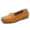 Genuine Leather Women's Large-sized Casual Sports Shoes, Loafers, Fashionable, Comfortable and Lightweight Leather Shoes