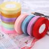 38Meter/Roll 1.5Cm Sheer Chiffon Ribbon For Handmade Bow Craft Wedding Christmas Decoration Diy Card Gift Wrapping