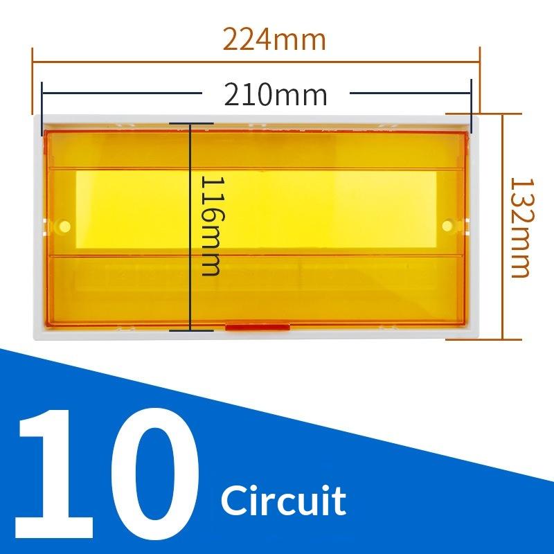 Pz30 Plastic Distribution Box Cover Transparent Protective Panel For Household Circuit Breaker Box