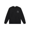 New MLB MONOGRAM Collection New York Yankees FW24 Sweatshirt Unisex Black 3AMTM0946-50BKS