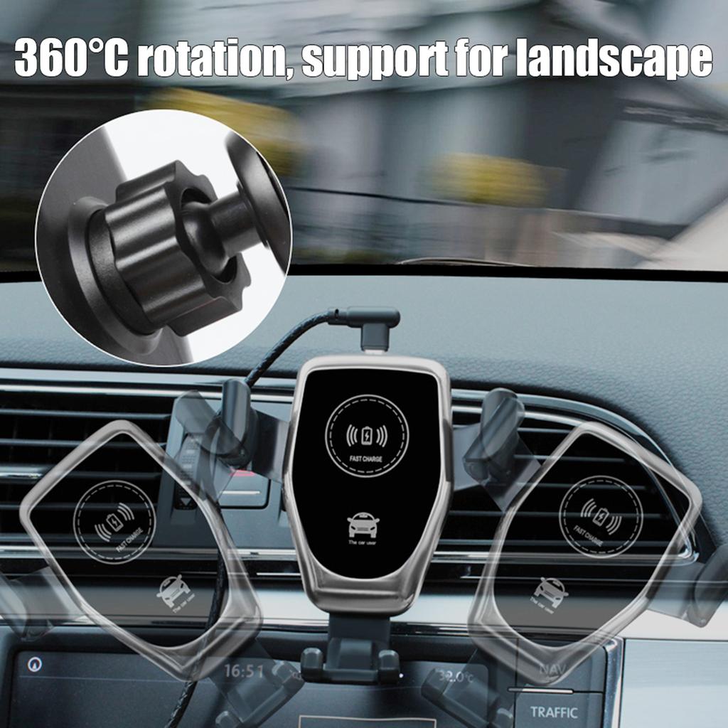Car Phone Holder Wireless r Fast Charging Wireless Car Socket r Holder Mobile Phone Holder Driving