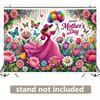 Happy Mothers Day floral tapestry colorful butterflies balloons garden party banner outdoor fence decoration spring celebration