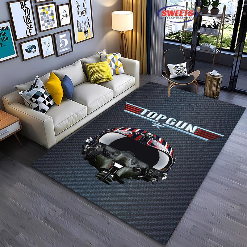 Классический Кино Ковер Топ Ган Том Круз Ковер для Дома Гостиной Спальни Дивана Придверный Коврик Декор, Детский Ковер Нескользящий Напольный Коврик Подарок
