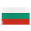 Drapeau - Bulgarie - 120 X 180 Cm - Polyester - Recto/verso - Œillets En Fer