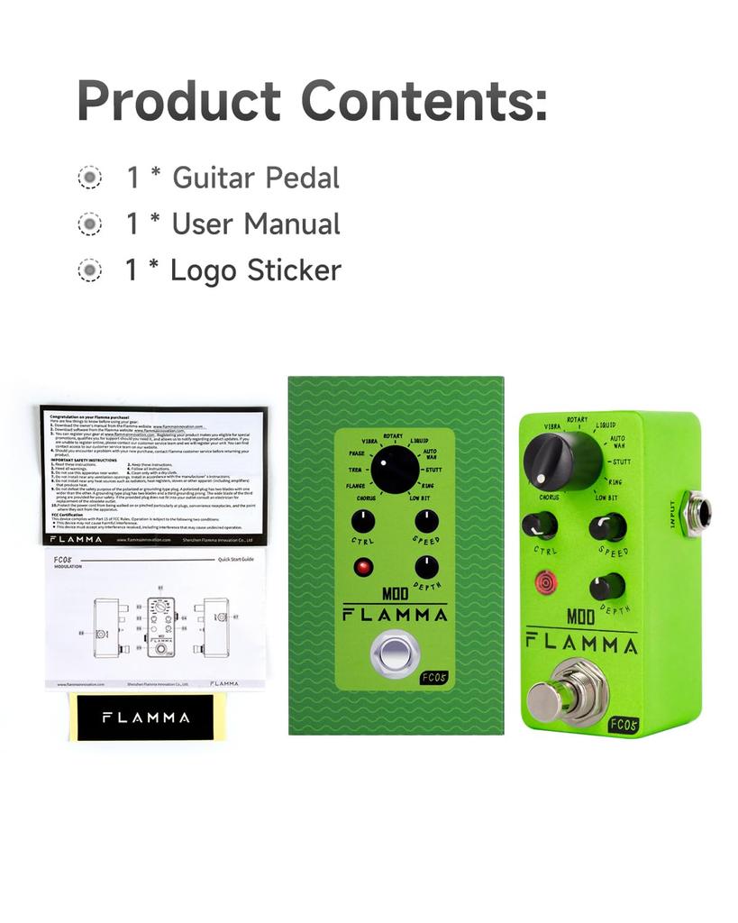 FLAMMA Modulation Pedal Mini FC05
