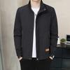 Новая весенне-осенняя мужская молодежная модная куртка со стойкой воротником, повседневная куртка в стиле милитари