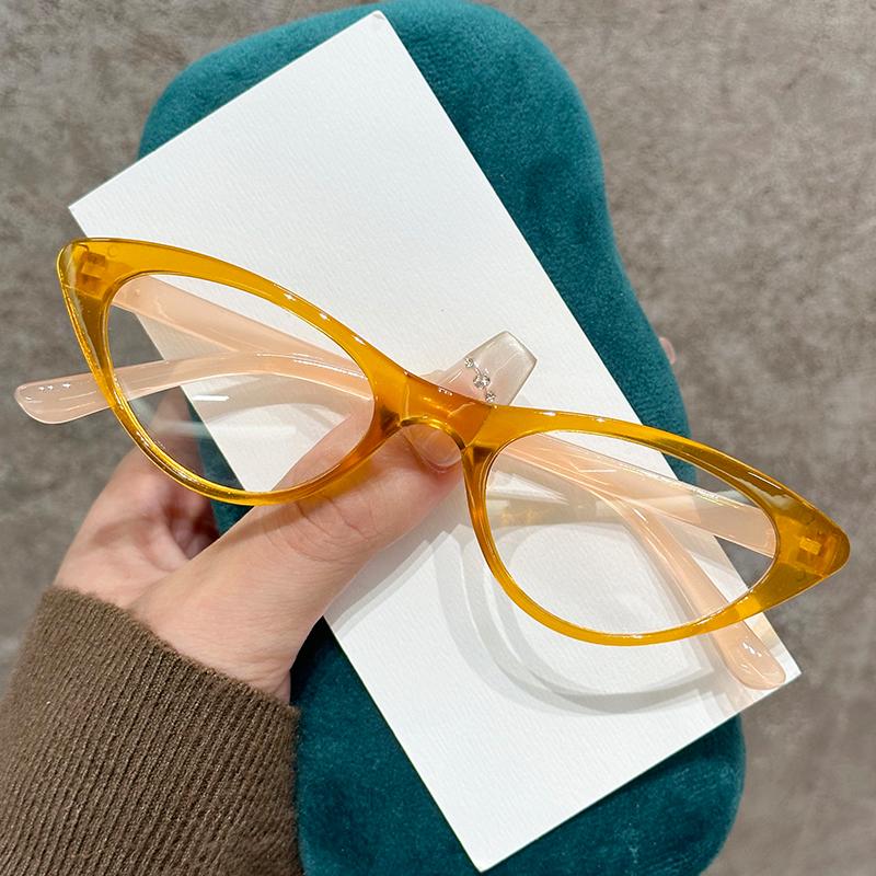 Fashion Simple Presbyopia Glasses Anti-Blue Light Men Full Frame Reading Eyeglasses Lady Vintage Cat Eye Eyewear Diopter To +4.0