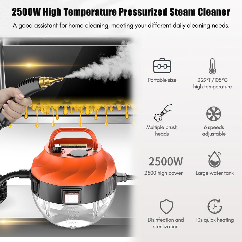 Steam Cleaner Air-conditioning Kitchen Range Hood High-temperature Cleaning Tools Sterilization and Disinfection