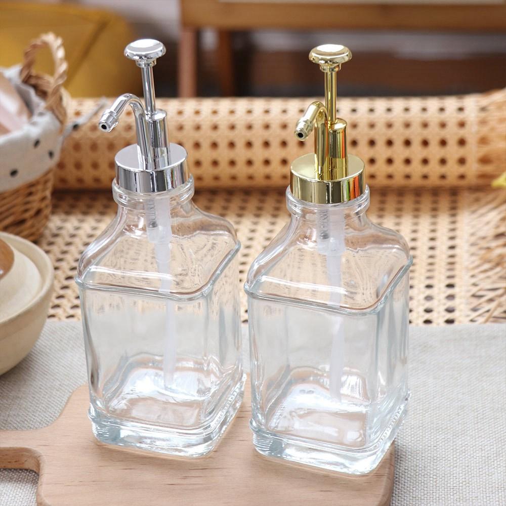 500ml Coffee Syrup Bottle Press Type Press Lotion Bottles with Pumps Home