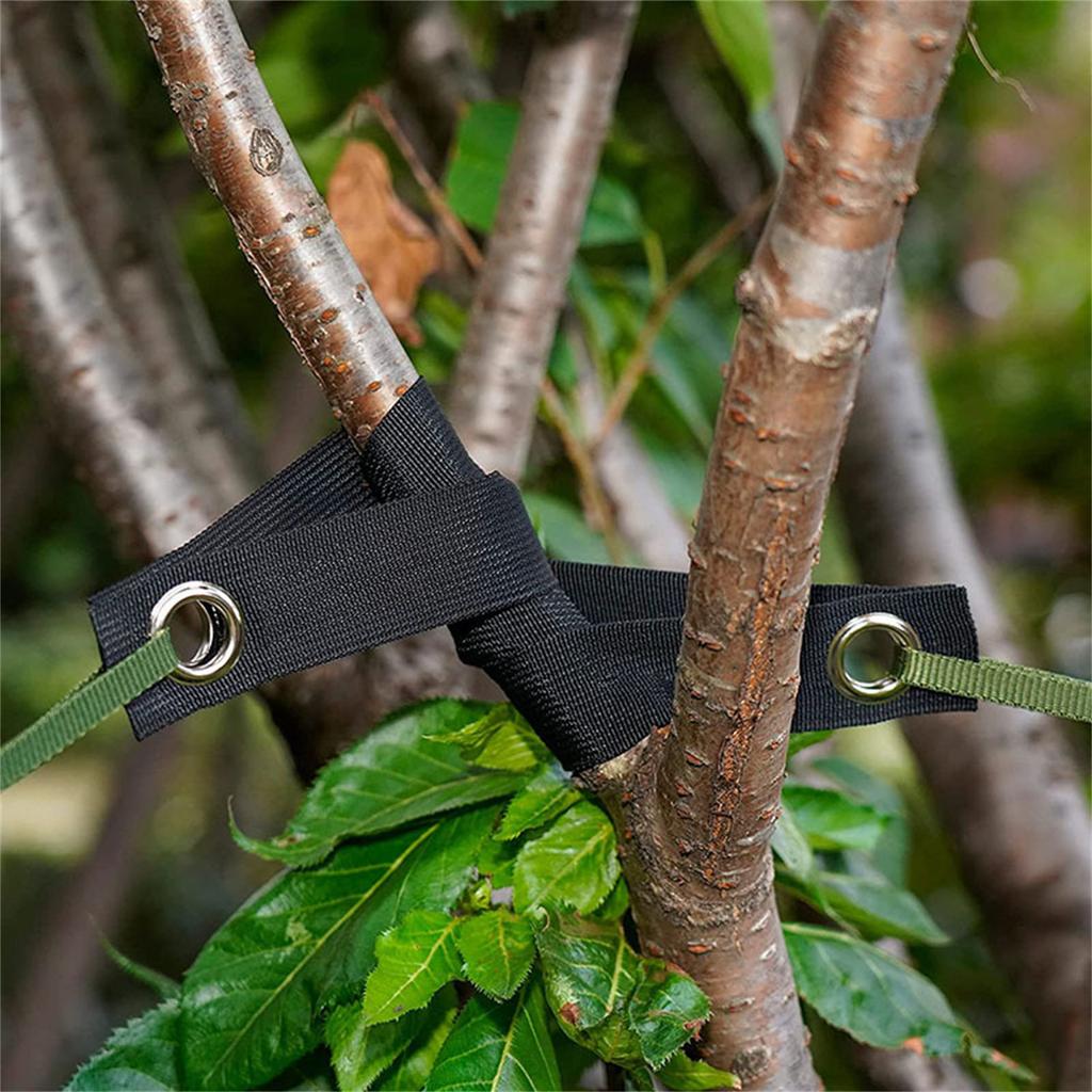 4 шт. ветрозащитный ремень для деревьев, опорный ремень для садовых растений, фиксирующий ремень, устойчивый к ураганам, нейлоновый ремень