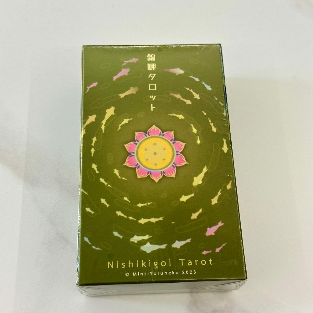 Таро Нисикигои 12*7 см. Колода Таро из 79 карт, интуитивно понятная и волшебная, с различными видами японских рыб кои.