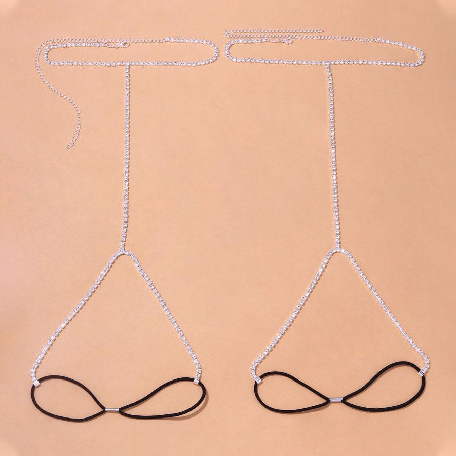 Сексуальные украшения для ног со стразами, цепочка на бедро для женщин, хрустальная подвязка для живота, талии, ожерелье, аксессуар для бикини