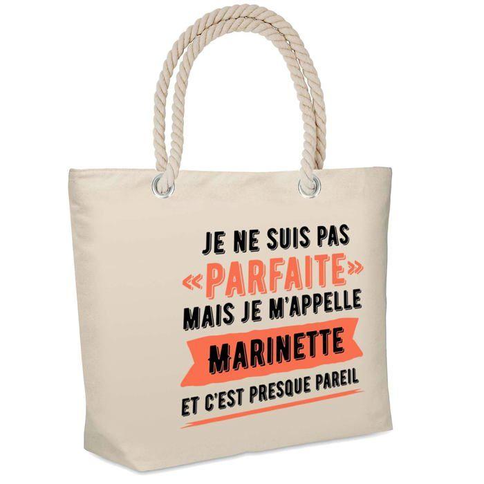 Sac de plage - PLANETEE - Marinette Parfaite - isotherme - Coton imprimé en France - Grande contenance