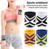 Спортивный напульсник Эластичный бандаж на запястье Повязка на запястье для пота