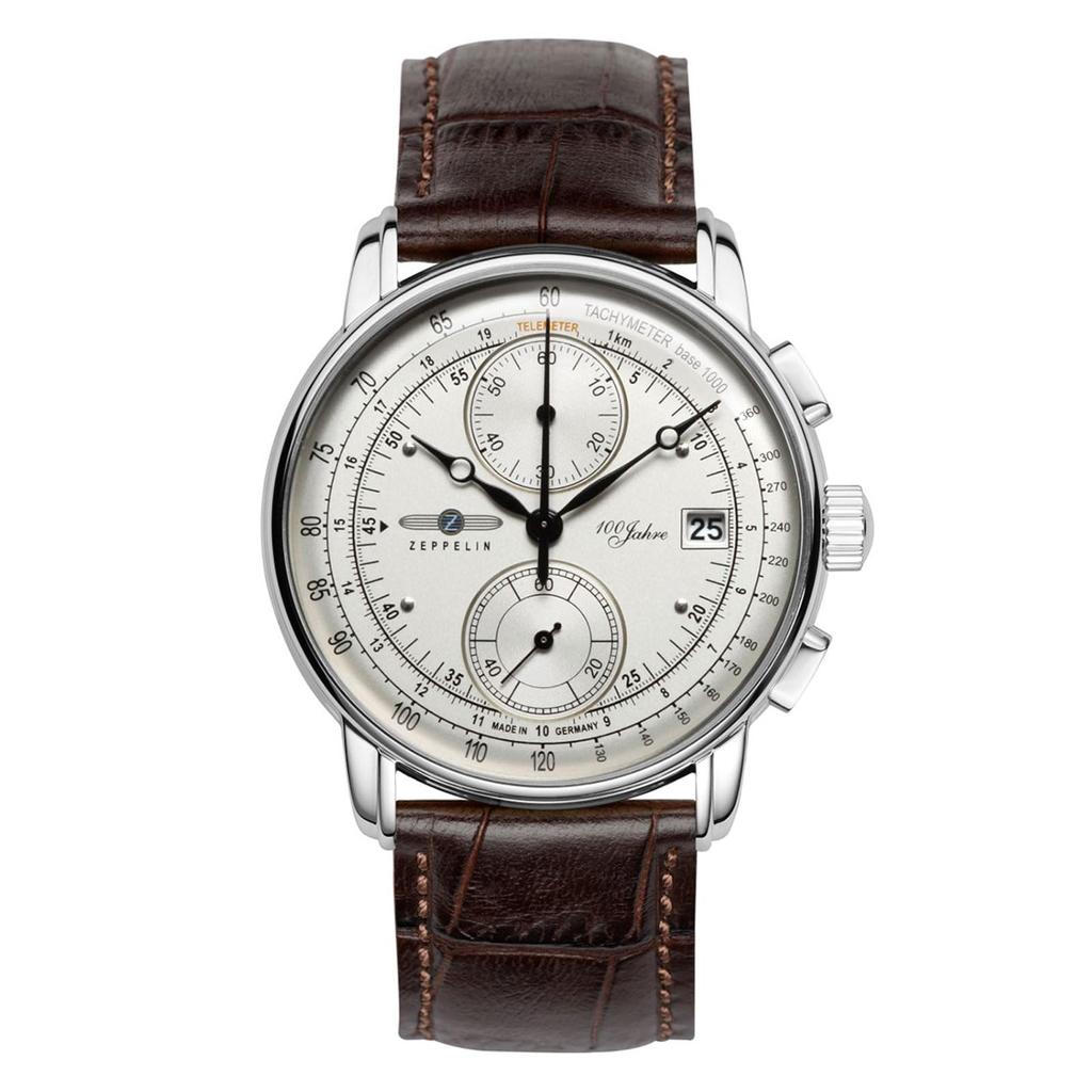 ZEPPELIN ZEPPELIN Watch 100th Anniversary Ivory Dial 86701 Men's