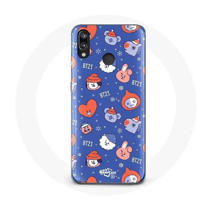 Чехол для Huawei P20 Lite BTS Bangtan Sonyeondan BT21 Рождество 2023