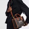 Coach Ace 26 Horse And Carriage Print Tote Bag Shopping Bag Shoulder Crossbody Bag Coated Canvas And Calfskin Handbag Medium Women tote CR680-B4TXN