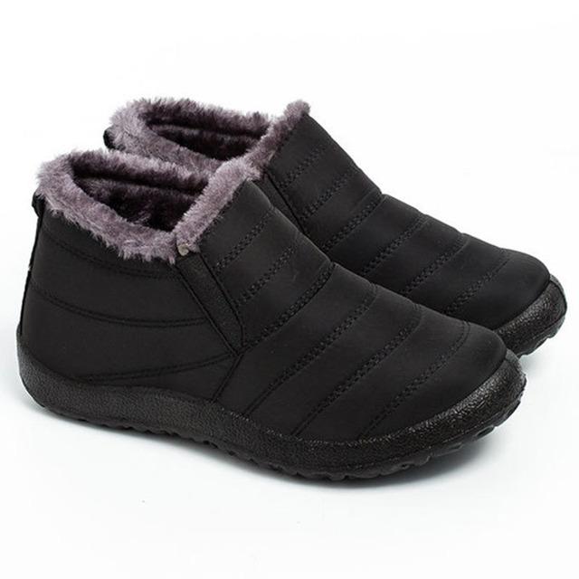 Men Shoes Sneakers Breathable Boots Men Winter Snow Boots Casual Men Winter Boots Ankle Sneakers Furry Warm Male Shoe Work Shoes