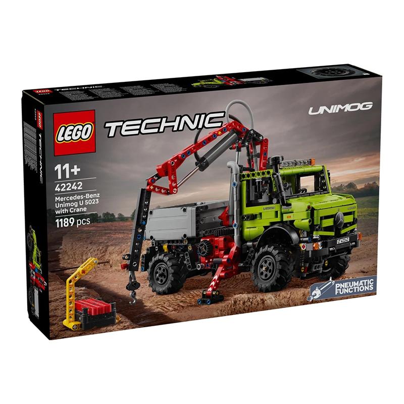 LEGO 42242 Technic Mercedes-Benz Unimog U 5023 с краном