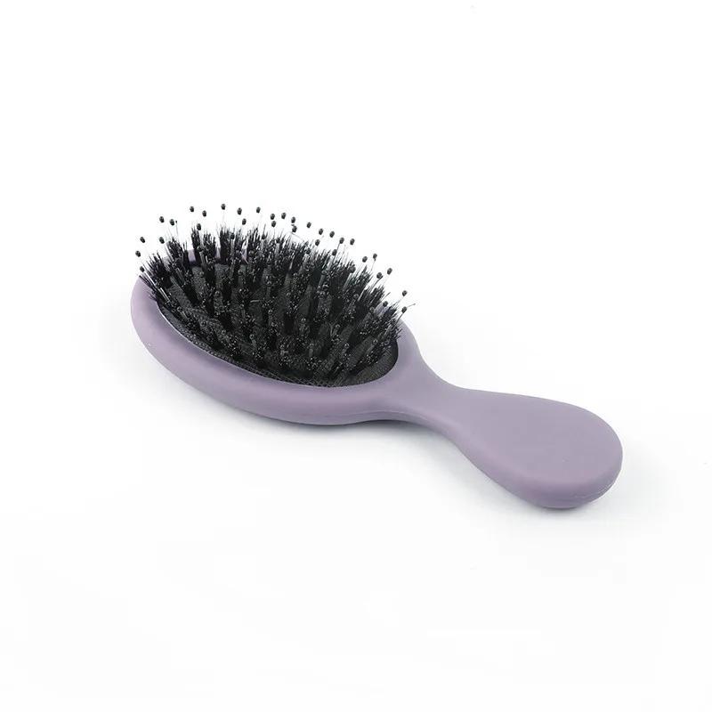 Miniature Air Cushion Swine Bristle Hair Comb Home Portable Pocket Comb Design Small Scalp Massage Oval Air Bag Comb Hair Combs