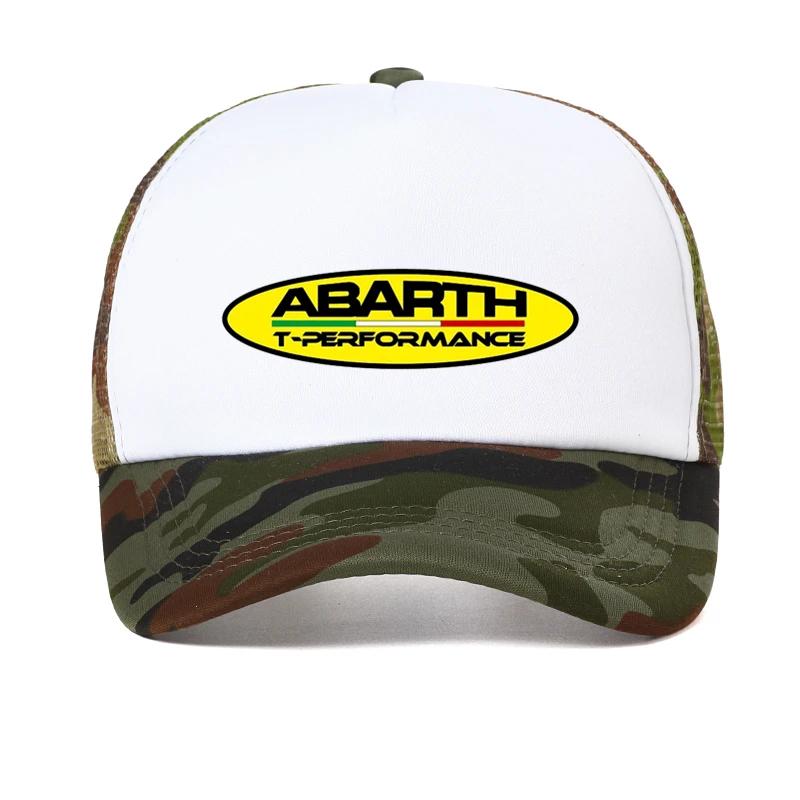 Abarth Scorpion Racing cap Unisex Women Trucker hat Classic Fashion Adjustable Baseball caps summer Mesh breathable cap Casquette