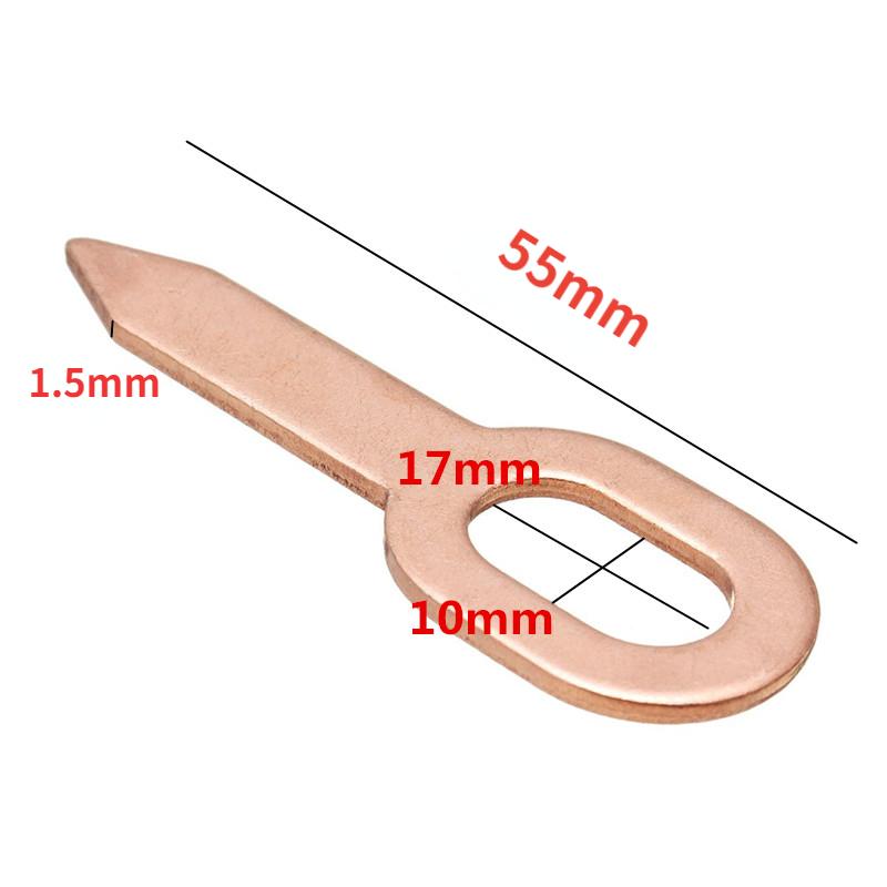 100 шт., прямая шайба для точечной сварки, панель, тянущая шайба, расходные материалы для аппарата точечной сварки