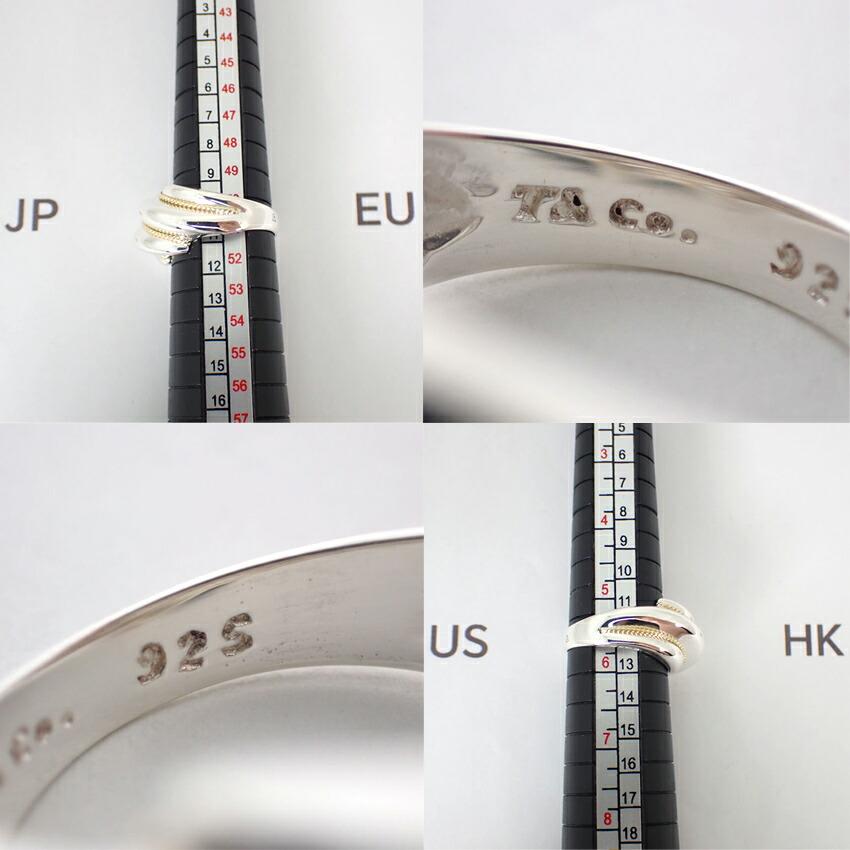 [Б/У] TIFFANY 925/750 Кольцо витое / Размер 10 / j69-3