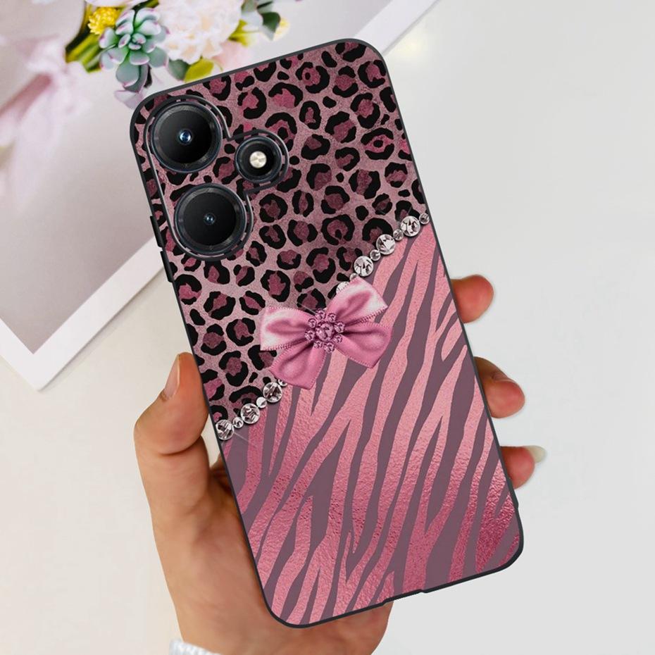 Милый Чехол Для Телефона Для Infinix Hot 30i Hot30 30 Play NFC 2023 Мягкий Силиконовый ТПУ Задняя Крышка Для Infinix Hot30i Hot 30 30Play