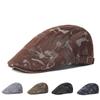 Men Forward Cap British Style Vintage Beret Spring Autumn Cotton Cap Newsboy Caps for Men Driver Ivy Hat Gatsby Painters Hats