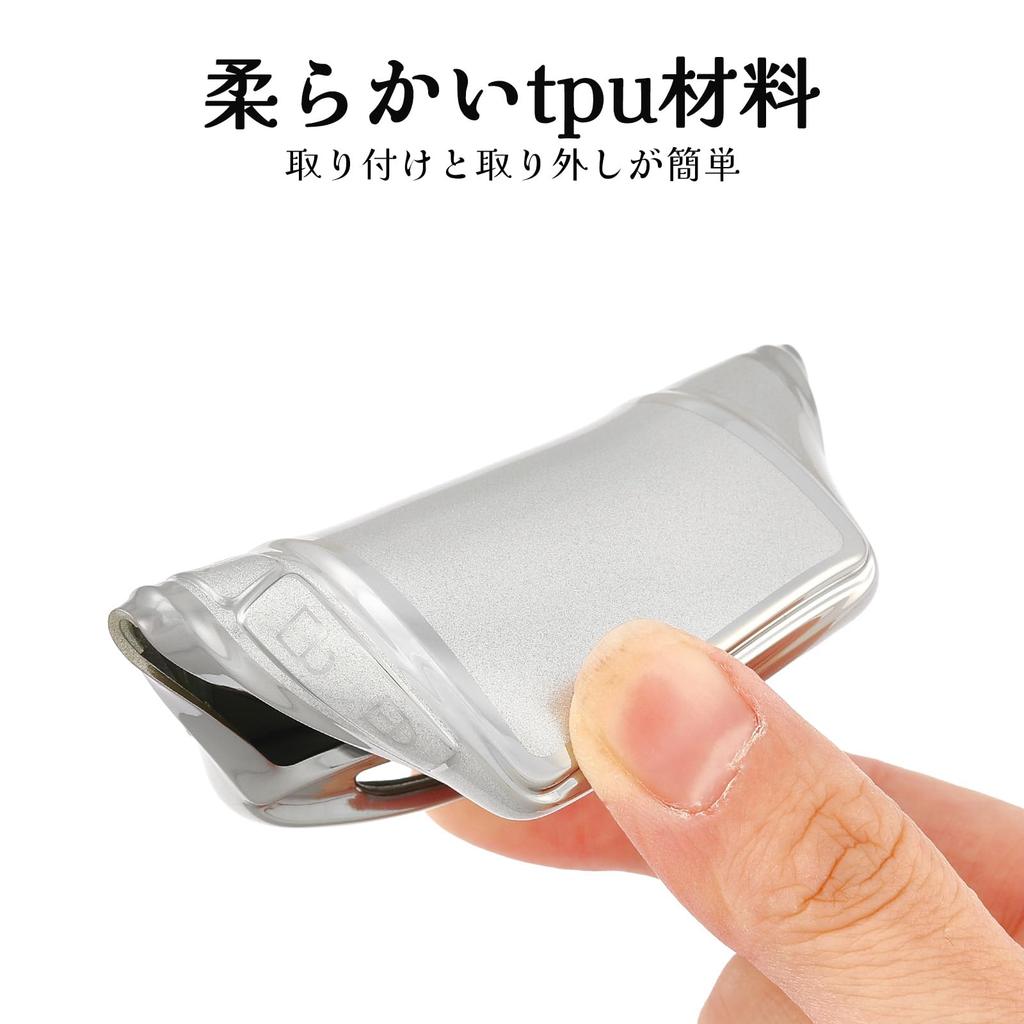 [OFF WE GO] Key Shell TPU Car Key Cover Key Case Compatible New Mazda