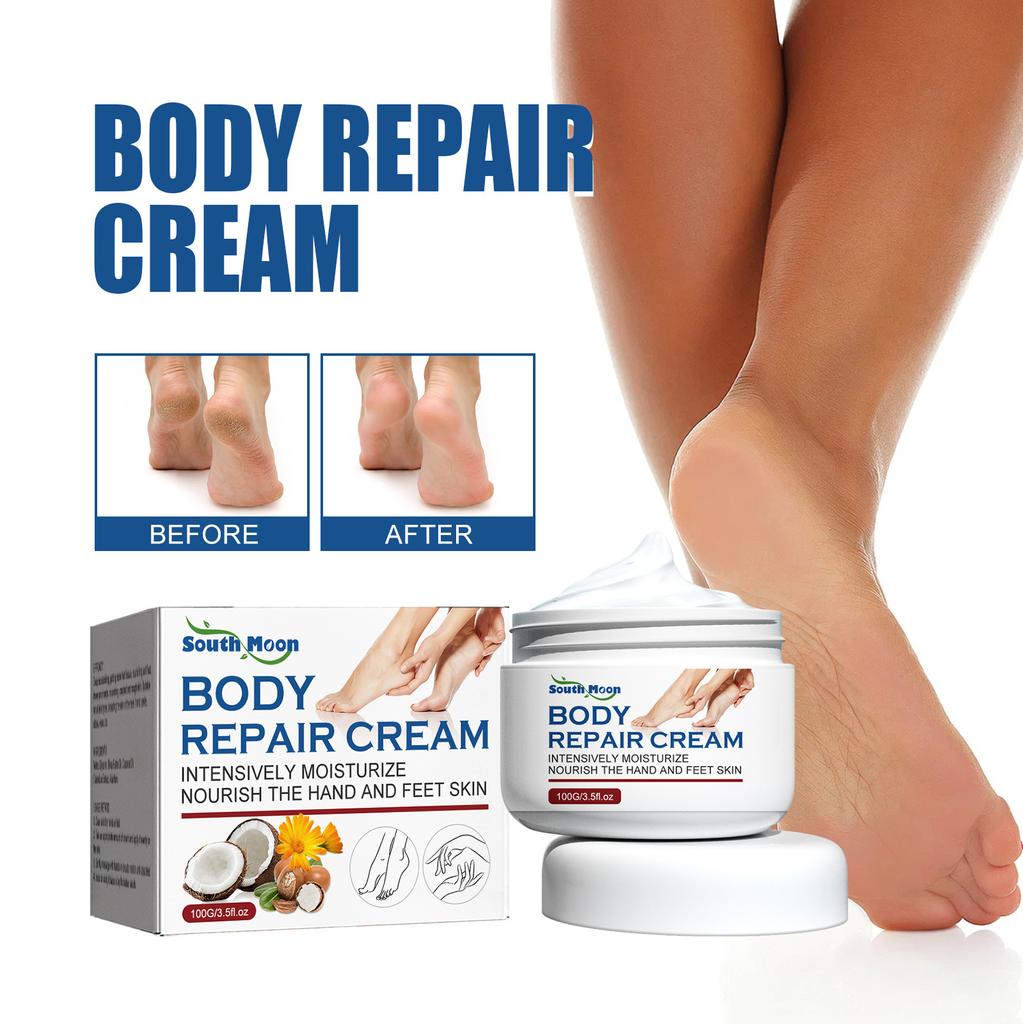 Восстанавливающий крем для рук и ног с мочевиной Снимает шелушение Уменьшает растрескивание, сухость Удаляет омертвевшую кожу Увлажняет кожу