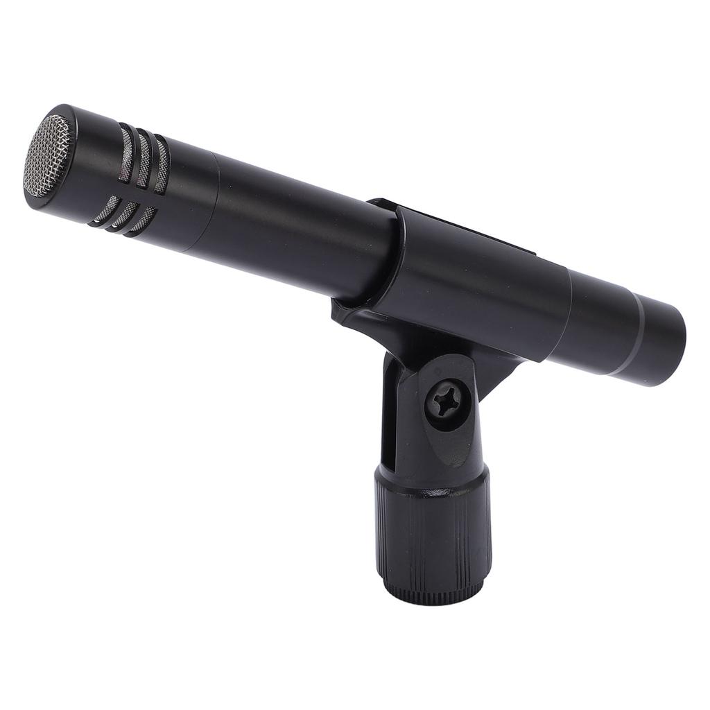 Small Diaphragm Condenser Microphone with Clip XLR Noise Reduction Instrument Microphone for Piano G