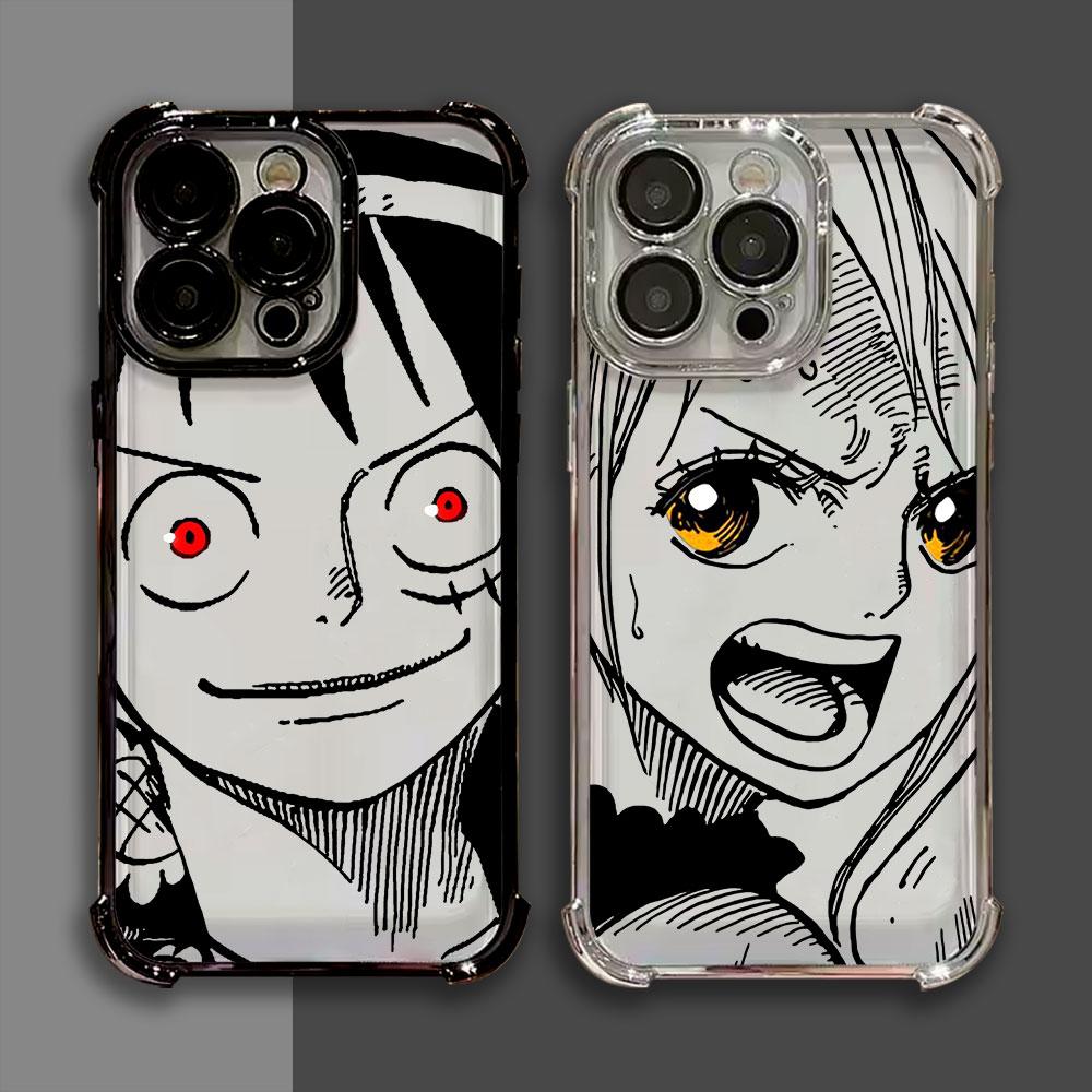 Мягкий чехол с персонажами One Anime Piece для iPhone 17 Pro 16 15 14 13 12 11 Pro Max Чехол 17 Plus 17E 16E 17Air Силиконовая крышка для телефона