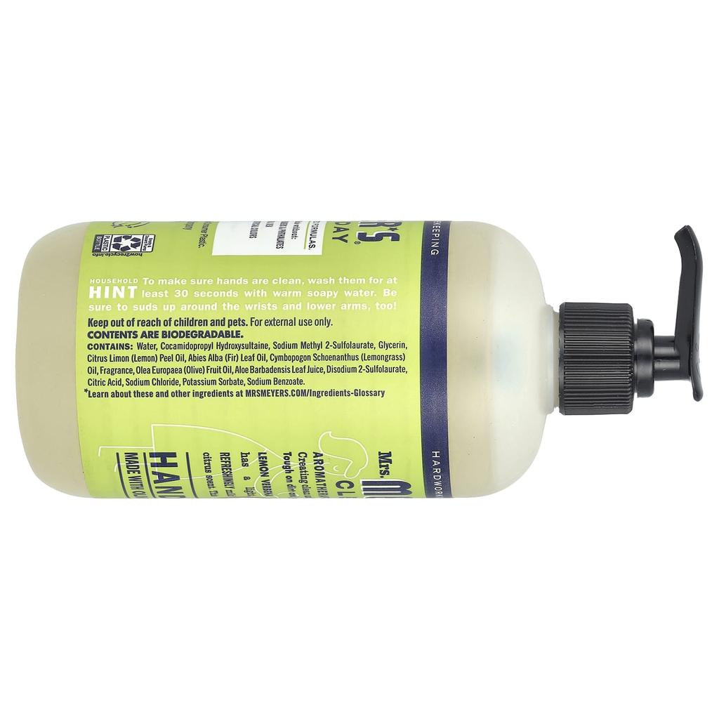 Mrs. Meyers Clean Day Hand Soap, Lemon Verbena, 370Ml(12.5Fl Oz)