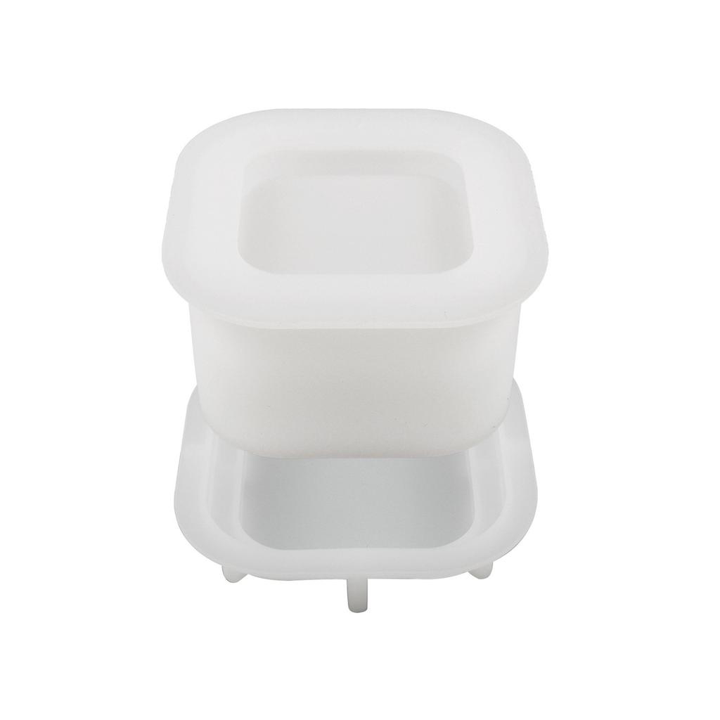 1 набор DIY силиконовая форма для банок со свечами и крышкой - форма для изготовления банок с ароматическим воском для смолы, бетона, гипса - форма для домашнего творчества