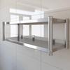 Lan Tu 2-Tier Stainless Steel Kitchen Wall Shelf