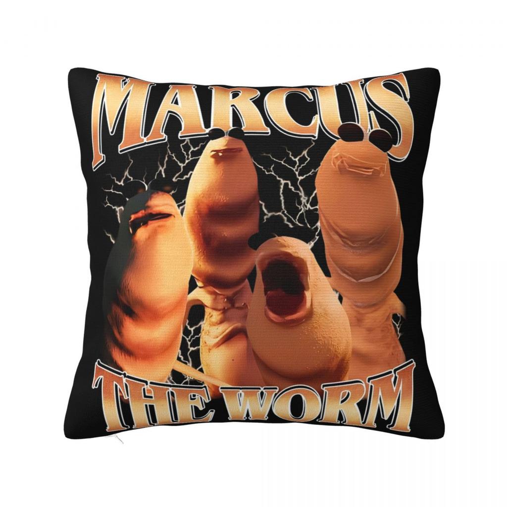 Im Sensitive Pillowcase Polyester Cushion Cover Decor Marcus The Worm Meme Pillow Case Cover Living Room Zipper cm