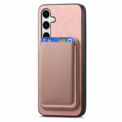 Для Samsung Galaxy S25 чехол съемный магнитный чехол для карт кожаный чехол для телефона задняя крышка