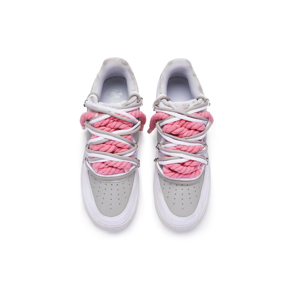 Nike Air Force 1 07 Air Force 1 T10 Низкие Скейтбордические Кроссовки Мужские Белый Серый CW2288-111(TeamR-T10S-BOX)