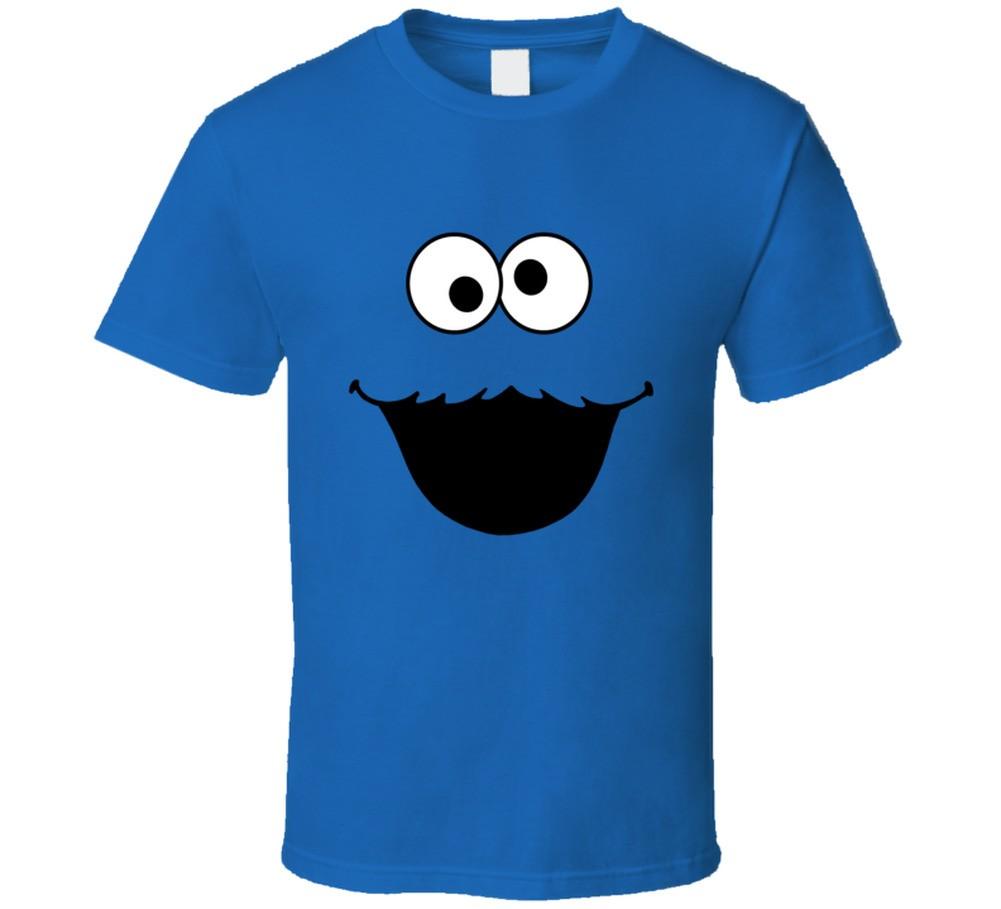 Cookie Monster Face Halloween Group Costume T Shirt
