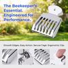 5pcs Durable Queen Bee Catcher Silver Queen Bee Cage Easy to Use Queen Bee Clip  Apiculture