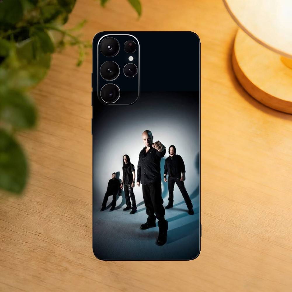 D-Disturbed Band Believe Phone Case For Samsung S25,24,23,22,30,21,10,9,Ultra,Plus,Lite Soft Black Case