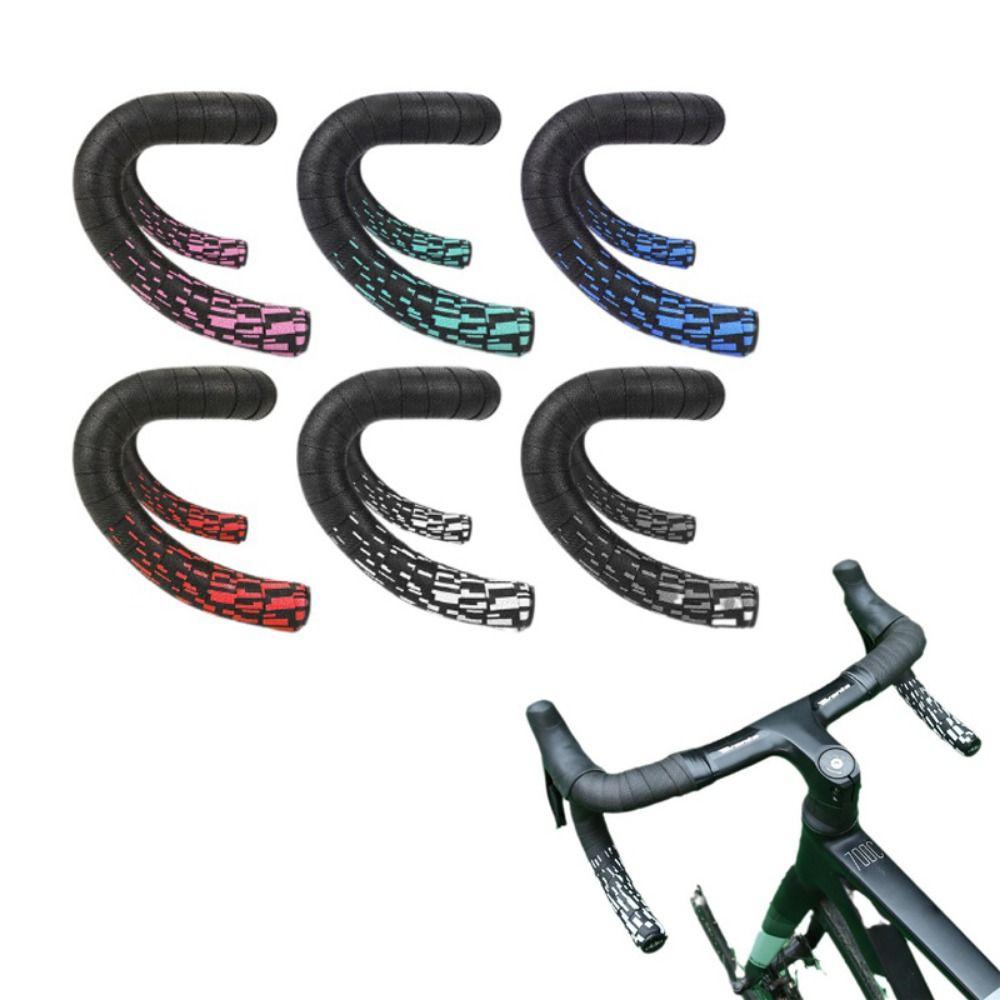 1 пара цветных лент для шоссейного велосипеда из полиуретана, ремень для велосипедного руля, новая лента для велосипедного руля, аксессуары для велосипеда