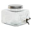 Glass Beverage Dispenser 19x25x16cm