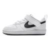 Nike Бело-черные детские кроссовки Court Borough Low Recraft TD DV5458-104