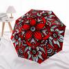 1pc Mandala Print Automatic Folding Umbrella - 8-Rib Automatic Open/Close, Portable Collapsible Compact Umbrella yy251218053