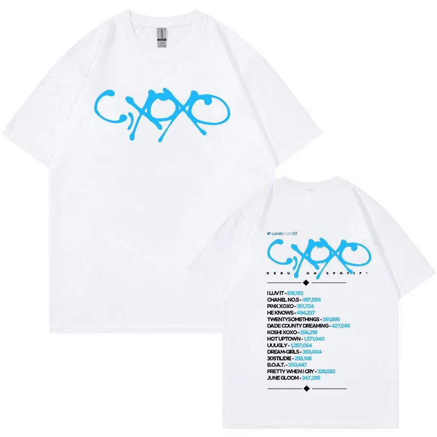 Camila Cabello C XOXO 2026 Tour T Shirt Unisex Women Fashion Cotton Short Sleeve TShirts Casual Retro Oversized Tshirt Streetwear